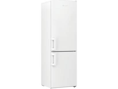Indesit 55cm slim fridge freezer with LED lighting and reversible door