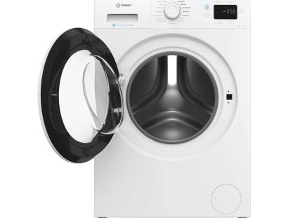 Indesit 9kg silver washing machine 1400rpm front loader