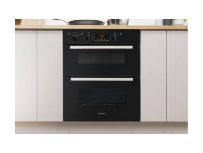 Indesit Aria IDU6340BL Built-under Double Oven