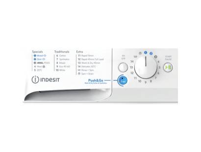Indesit BDE107436WVUK White Washer Dryer