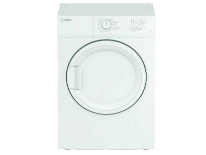 Indesit CYDA81WWGLUK 8kg Vented Tumble Dryer - White Front View