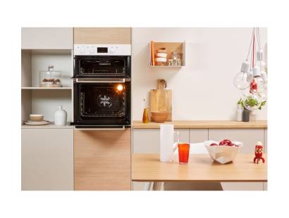 Indesit IDD6340WH Built-in Double Oven