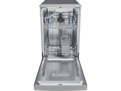 Indesit IN2FE10CS90SUK Freestanding Slimline Dishwasher - Silver