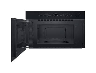 Indesit black microwave and grill combination