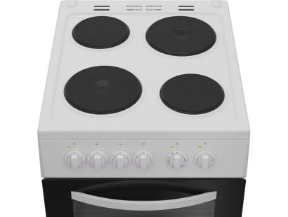 Indesit electric cooker with solid plate hob