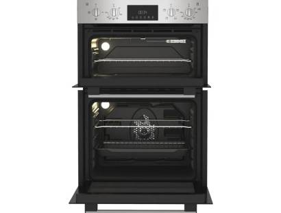Indesit electric double oven with twin grill feature