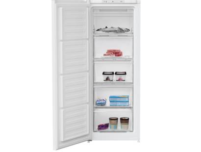 Inside storage view of the Beko FNE4545W Freezer