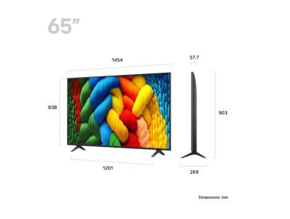 LG 4K NanoCell smart TV display