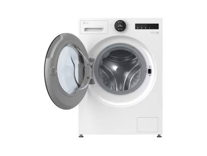 LG AI Direct Drive white washer dryer with TurboWash 360