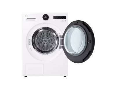 LG AI Dry heat pump tumble dryer white