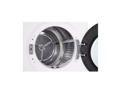 LG Auto Cleaning Condenser dryer with ThinQ WiFi and wide opening door