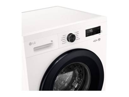 LG F4X1009NWK washer with 6Motion technology, ThinQ Wi Fi