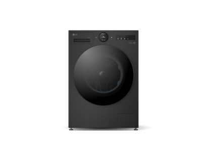 LG F4X7009TBB black 9kg AI washing machine with digital dial control