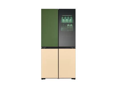 LG GMV960NNME MoodUP fridge freezer with colour-changing LED doors