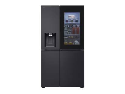 LG GSXE90EVAD InstaView fridge freezer Essence Black Steel, Dalzells