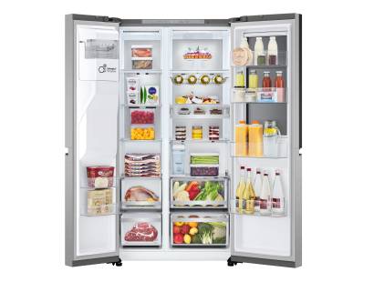 LG GSXE91BSAD smart fridge with ThinQ™ Wi-Fi and Smart Learner technology
