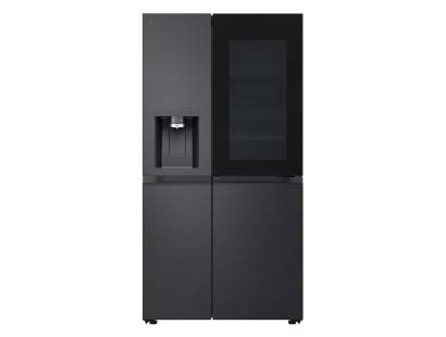 LG GSXE91EVAD InstaView fridge freezer in Essence Black Steel