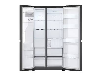 LG Total No Frost American style fridge freezer black