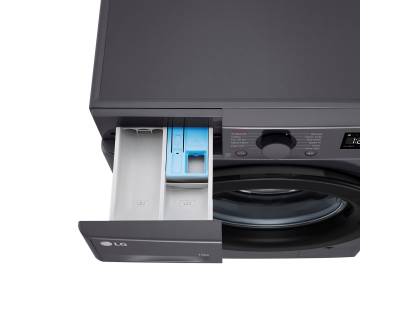 LG washing machine with AI Direct Drive™ and Steam™ technology with Top Drawer Open