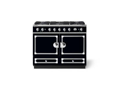 La Cornue CornuFé 110cm Dual Fuel Polished Chrome Gloss Black