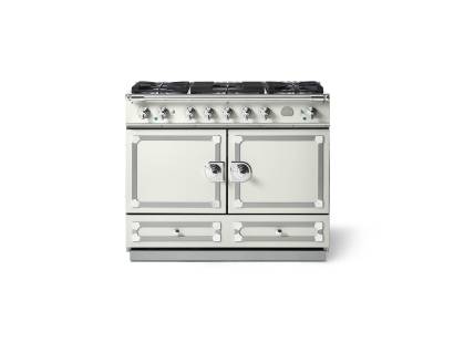  La Cornue CornuFé 110cm Dual Fuel Polished Chrome Pure White