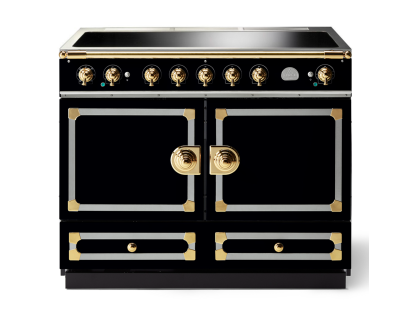 La Cornue CornuFé 110cm Induction Polished Brass Gloss Black