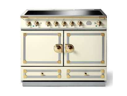 La Cornue CornuFé 110cm Induction Polished Brass Ivory