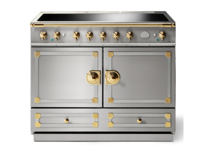 La Cornue CornuFé 110cm Induction Polished Brass Stainless Steel