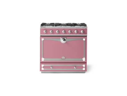 La Cornue CornuFé Albertine 90cm Dual Fuel Polished Chrome Liberte 