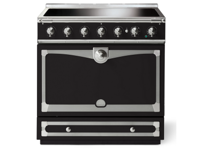 La Cornue CornuFé Albertine 90cm Induction Satin Chrome Matte Black