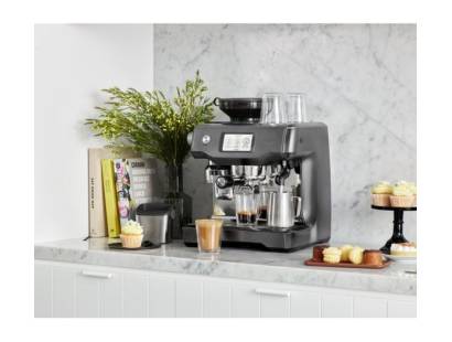 Lifestle image of the Sage Oracle Touch Black Stainless Steel
