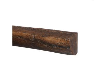 Lockstone 54 inch Geocast Rustic Dark Oak Beam Quadrant