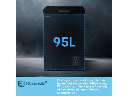 MCF96EB Chest Freezer 95L capacity