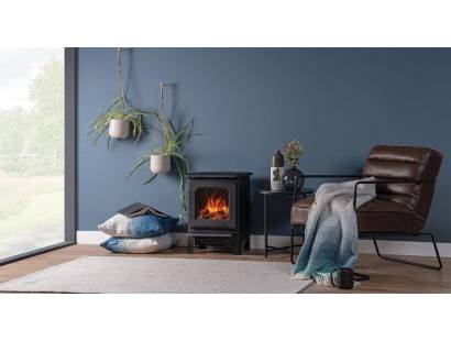 Marlborough2 Small Electric Stove with Log Pebble Effect 2
