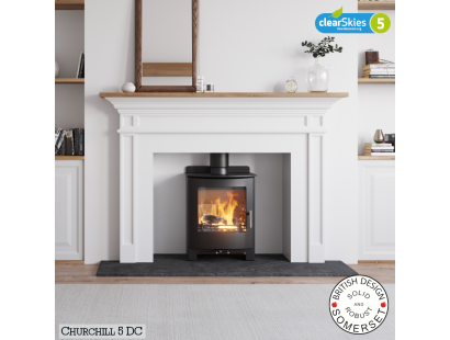 Mendip Stoves Churchill 5 DC 5kW multifuel stove
