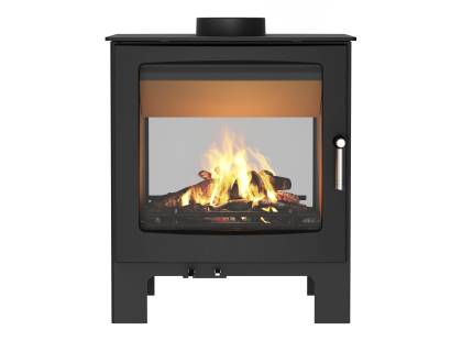Mendip Woodland Double Sided DC CAT wood burning stove