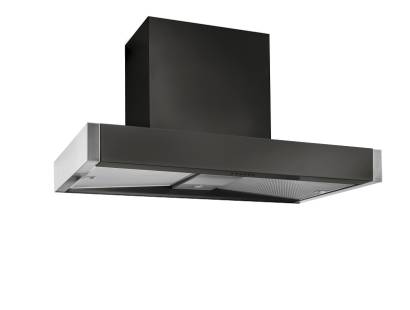 Mercury MHDSC1000AB - 100cm Ash Black Slab Canopy Hood 93940