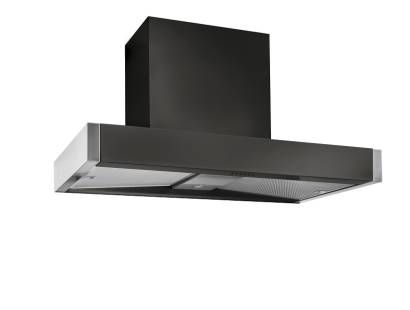 Mercury MHDSC1000LQ - 100cm Liquorice Slab Canopy Hood 93950