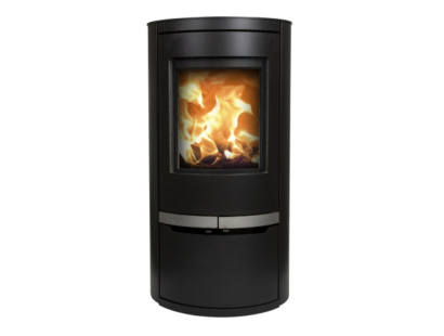 Mi Fires Ovale Low with Door Wood Burning Stove