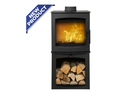 Mi Fires Tinderbox Large on Log Box Wood Stove