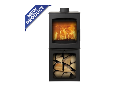 Mi Fires Tinderbox Medium on Log Box Wood Stove