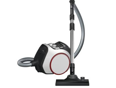 Miele Boost CX1 Bagless Vacuum Cleaner in Lotus White – Side View