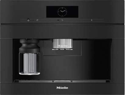 Miele CVA7845 Built-in Coffee Machine with DirectWater - Obsidian Black