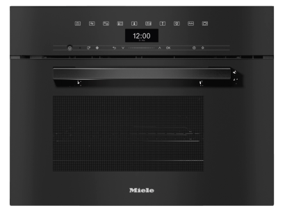 Miele DGM7440 Steam Oven with Microwave - Obsidian Black