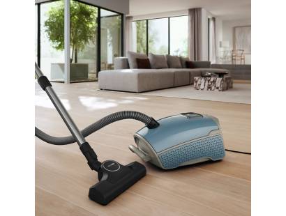 Miele Guard L1 Nordic Blue cylinder vacuum with 2-in-1 nozzle