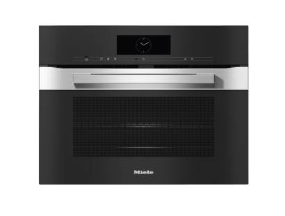 Miele H 7840 BM compact microwave oven stainless steel