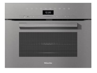 Miele H7440BM Compact Microwave Oven - Graphite Grey 