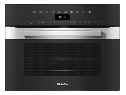 Miele H7440BM Compact Microwave Oven - Stainless Steel