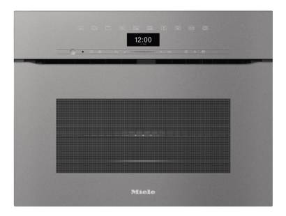 Miele H7440BMX Compact Microwave Oven - Graphite Grey 