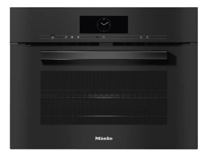 Miele H7840BM Compact Microwave Oven - Obsidian Black